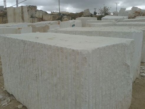 Imagen de bloques de marmol gris
